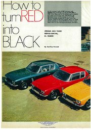 Autocar vom 01/1970 "How to turn Red into Black"
