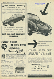 C-V8 Kleininserate, Motor 7/1965