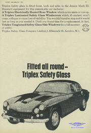 "Fitted all around- Triplex Safety Glass", Motor 7/1965