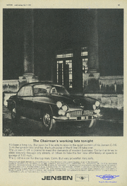 "The Chairman's working late tonight", Motor 7/1965
