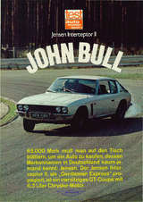 Auto Motor Sport 22/1970 "Jensen Interceptor II, John Bull"