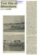 Automobil Revue vom 11/1971 "Test Day at Silverstone. Jensen: 335 DIN-PS für den SP"